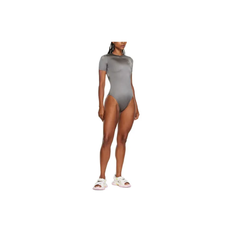 Balenciaga Open Back Swimsuit 'Dark Silver'-3