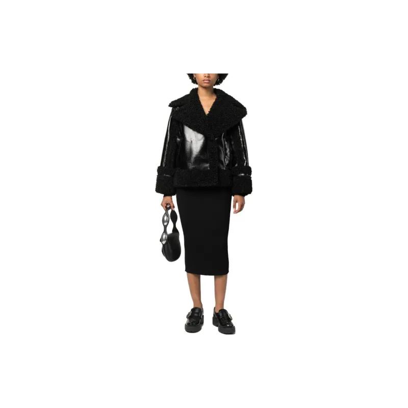 KARL LAGERFELD / Karl Lagerfeld Jeans Notched collar Faux shearling Jacket-1