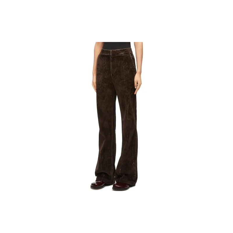 LOEWE Bootleg Jeans In Denim Coffee Bean-1