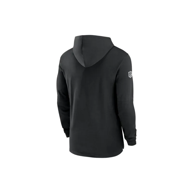 Nike Las Vegas Raiders Sideline Men's Nike Dri FIT Nfl Long Sleeve Hooded Top-1