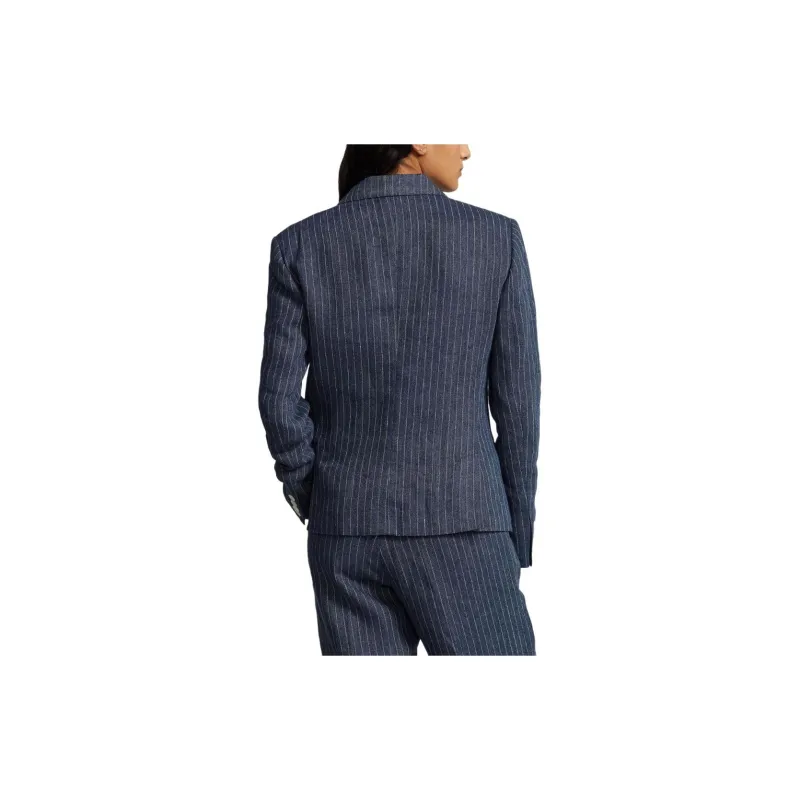 Polo Ralph Lauren Double-Breasted Pinstriped Blazer-3