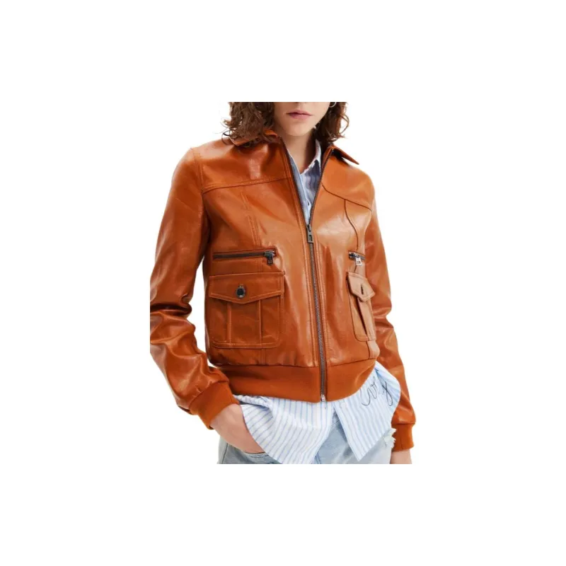 Desigual Jackets & Coats Women's Orange-3