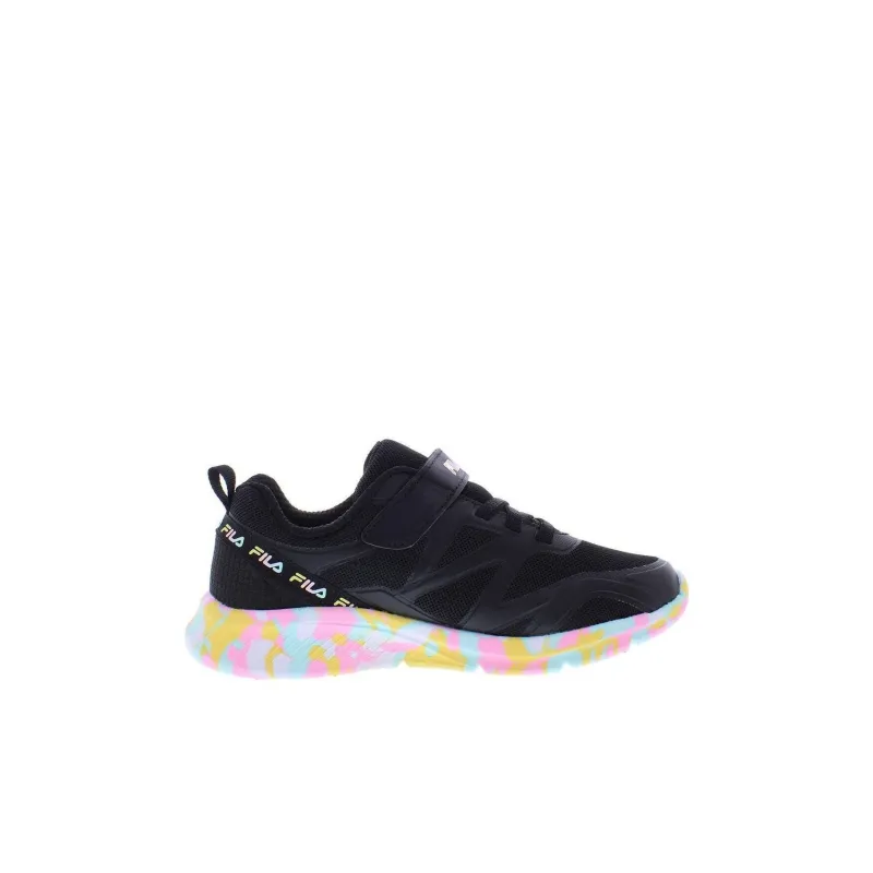 FILA KIDS Galaxia 5 Anti Slip Wear Resistant Low Top Kids' Running Shoes Black Kids'-1
