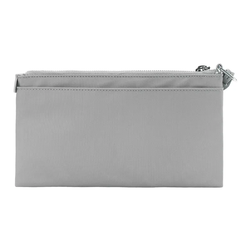 TUMI Voyageur Nylon Clutch Wrist Bag Women's Gray-4