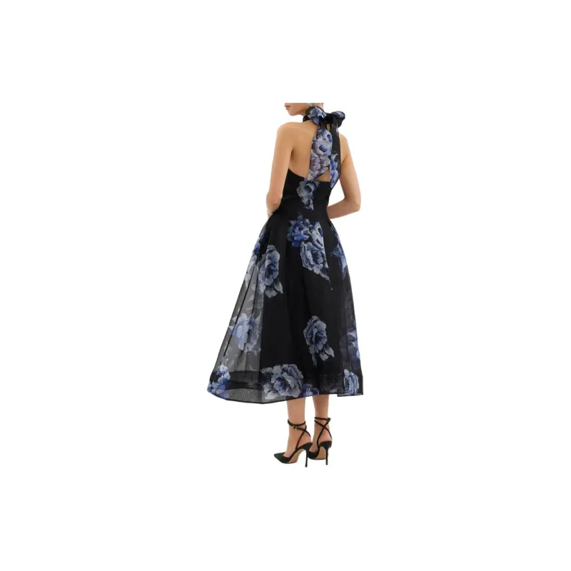 Rebecca Vallance Florentine Floral print Silk chiffon Dress-2