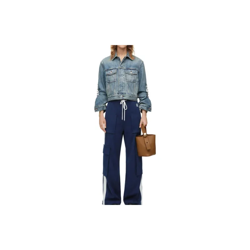 LOEWE FW23 Denim Jacket Women's Blue-1