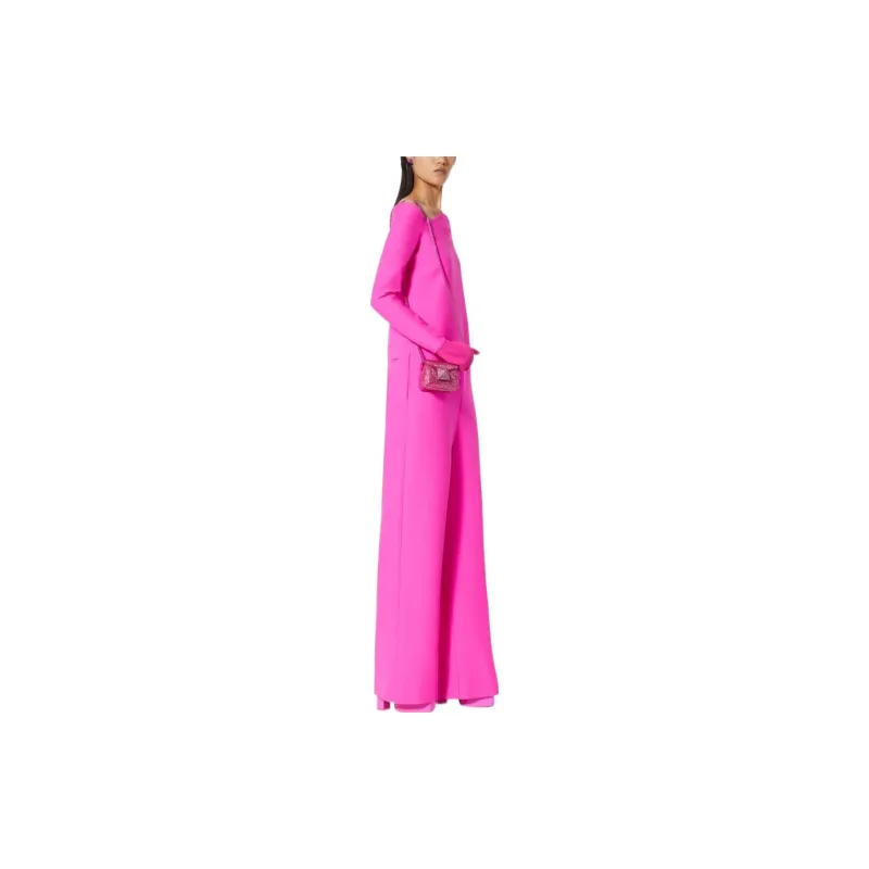 Valentino Off-Shoulder Long-Sleeved Jumpsuit-3