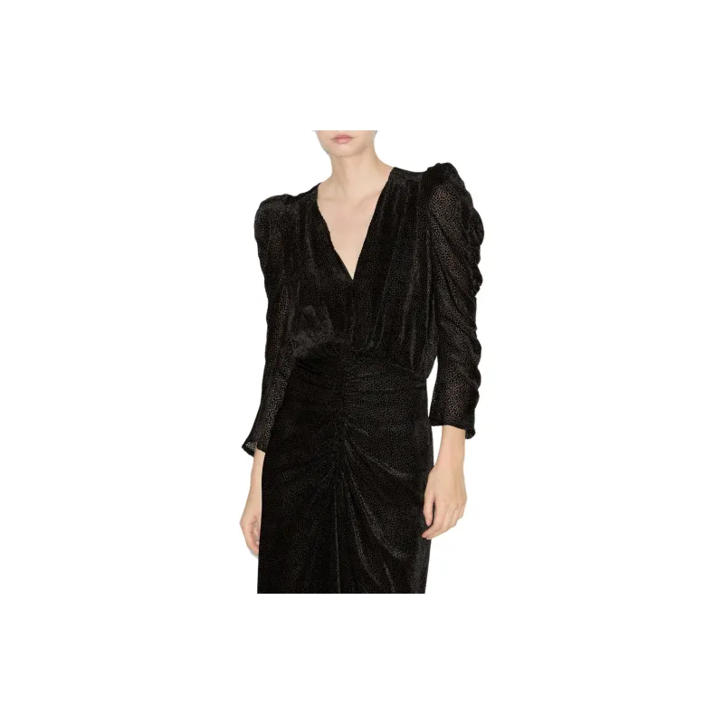 ISABEL MARANT Marlin V Neck Long Sleeved Blouse-2