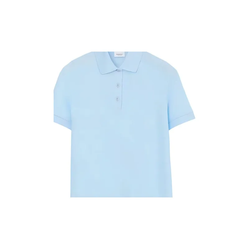 Burberry Polo Shirt Women's Light Blue-2