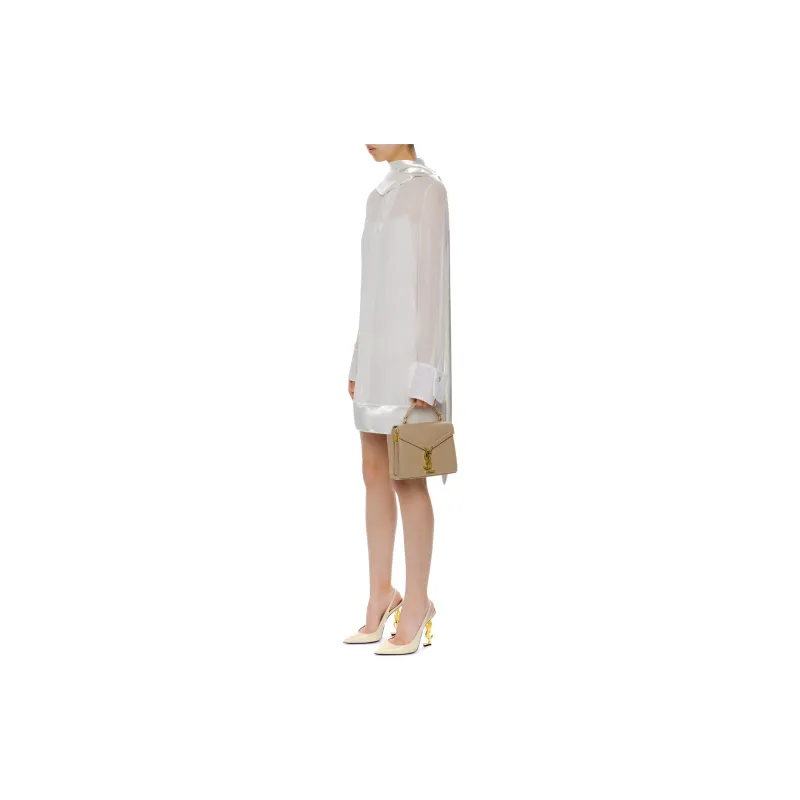 GIVENCHY Long-Sleeved Dresses Women's White-3