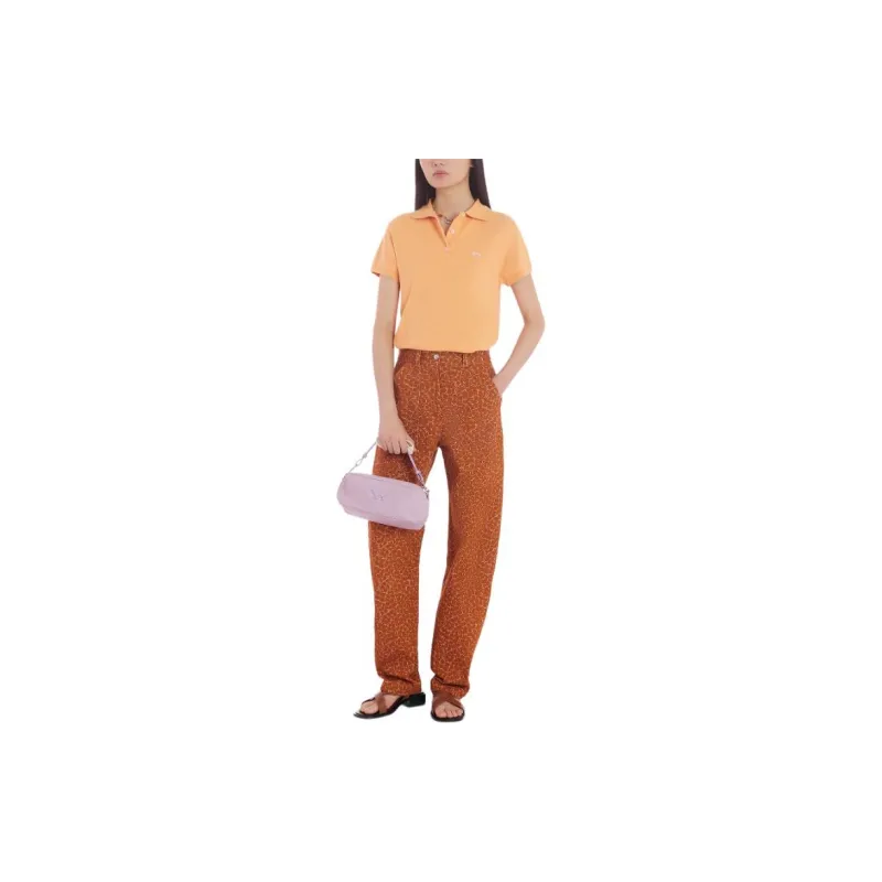 Maison Kitsune Polo Shirt Women's Orange-3