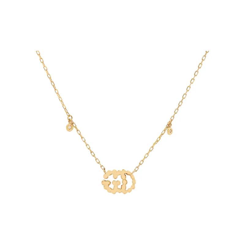GUCCI GG Running Necklaces Women's Gold-1