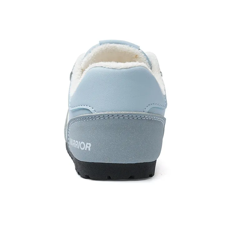 Warrior Warrior Fleece Lined Thin Fleece German Army Trainers Lightweight Low Top Casual Shoes Women's Blue 1.0-3