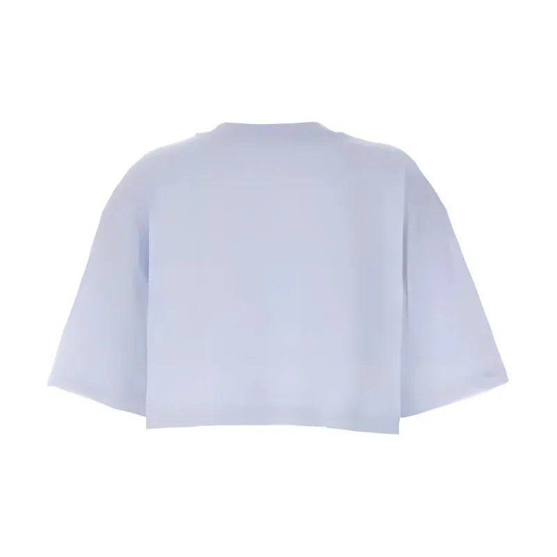 MARNI Drop Shoulder Sleeve T Shirt Women's Blue-1