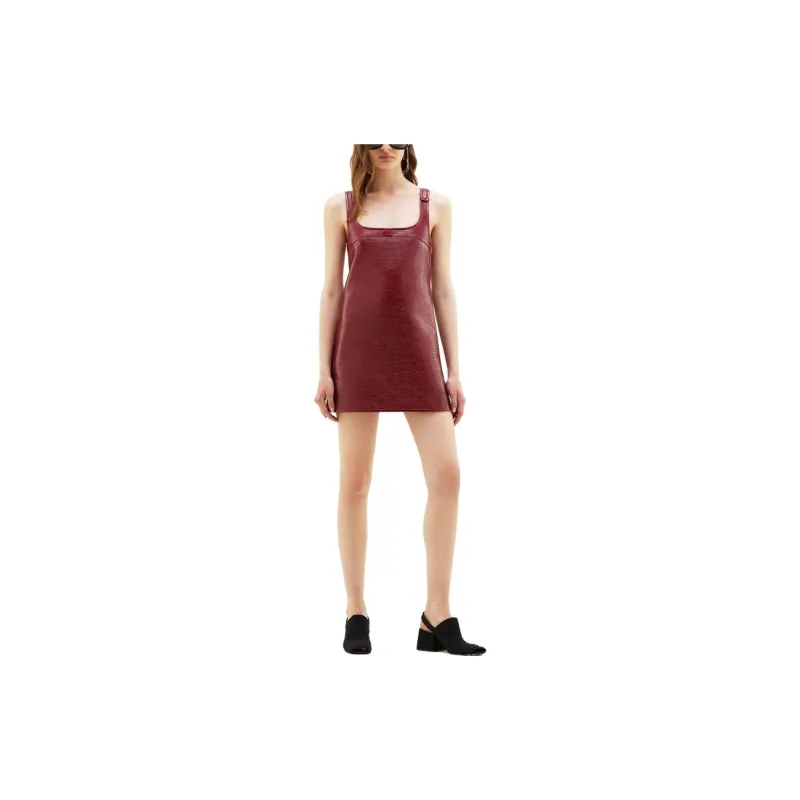 COURREGES Reedition Vinyl Mini Dress-2