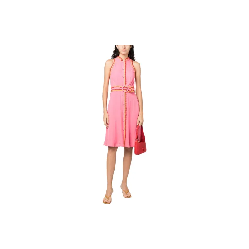 MOSCHINO Belted waist Sleeveless Dress-1