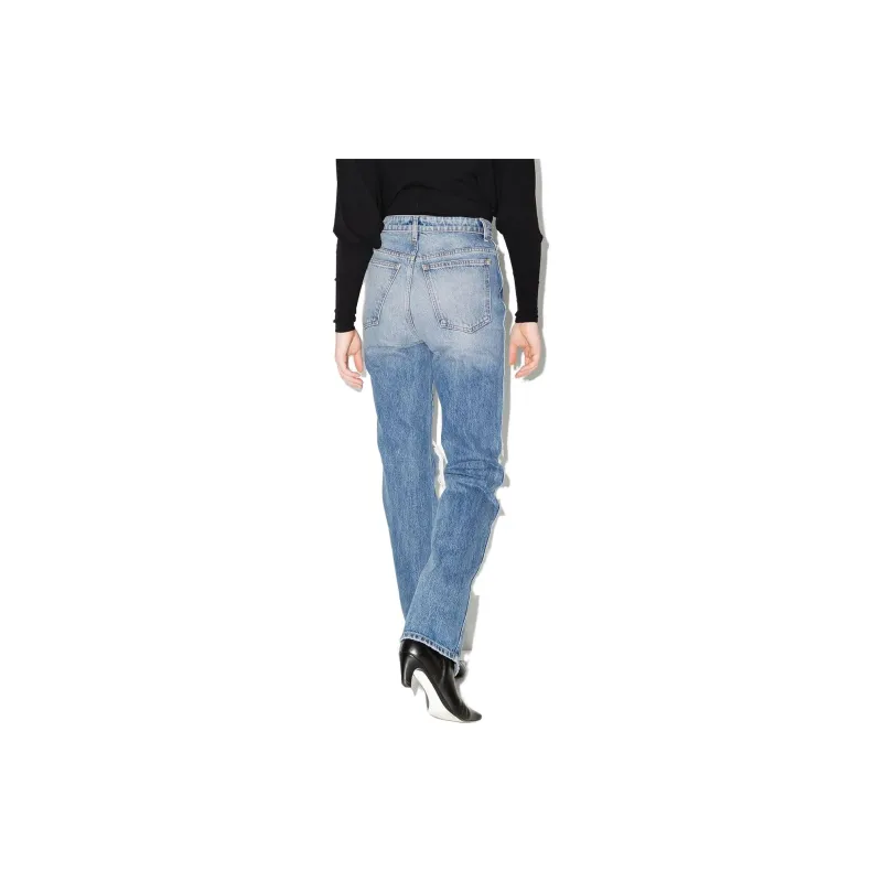 KHAITE Danielle High waisted Distressed Jeans-1