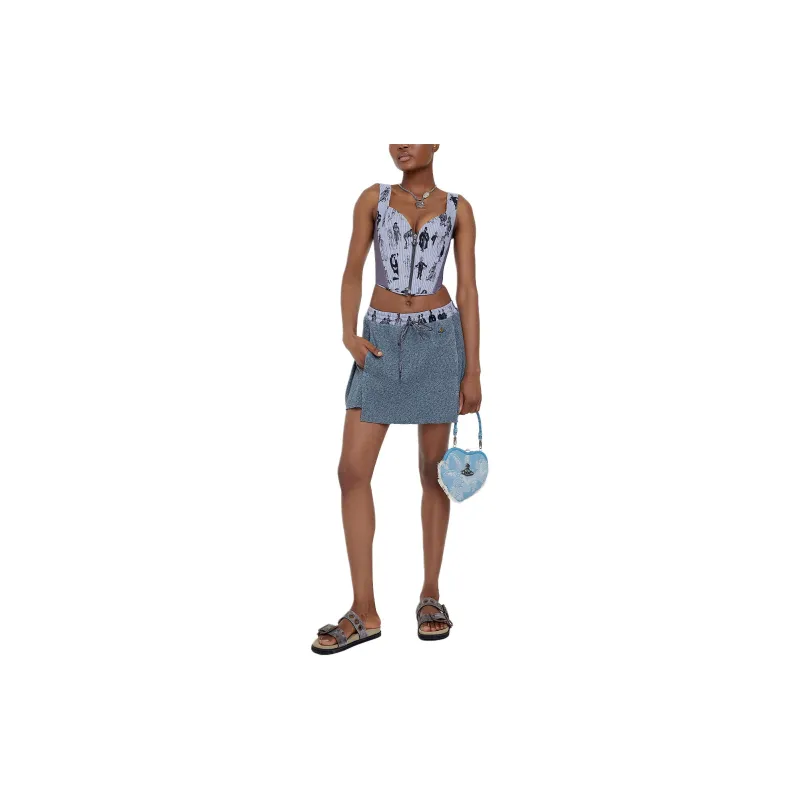 Vivienne Westwood Drawstring Mini Skirt-1