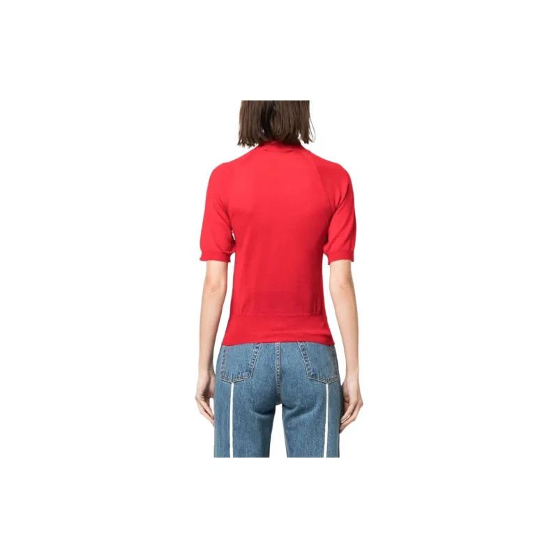 Vivienne Westwood Crop Tops Women's Red-2