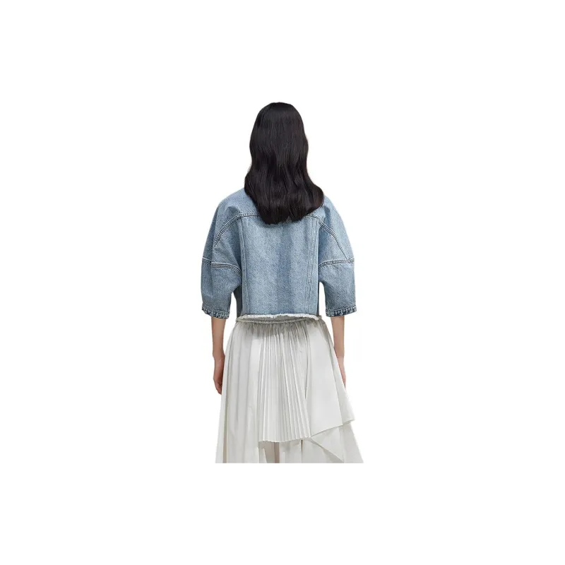 Broadcast Denim Jacket Women's Light Denim Blue-1