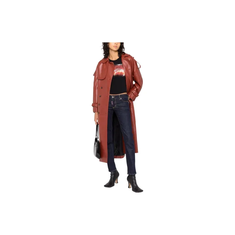 DSQUARED 2 Contrast stitching Skinny Jeans-1