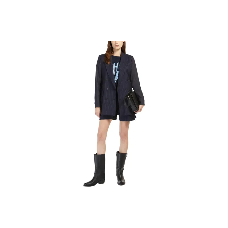 MaxMara Business Suit Coat Women's Blue-1