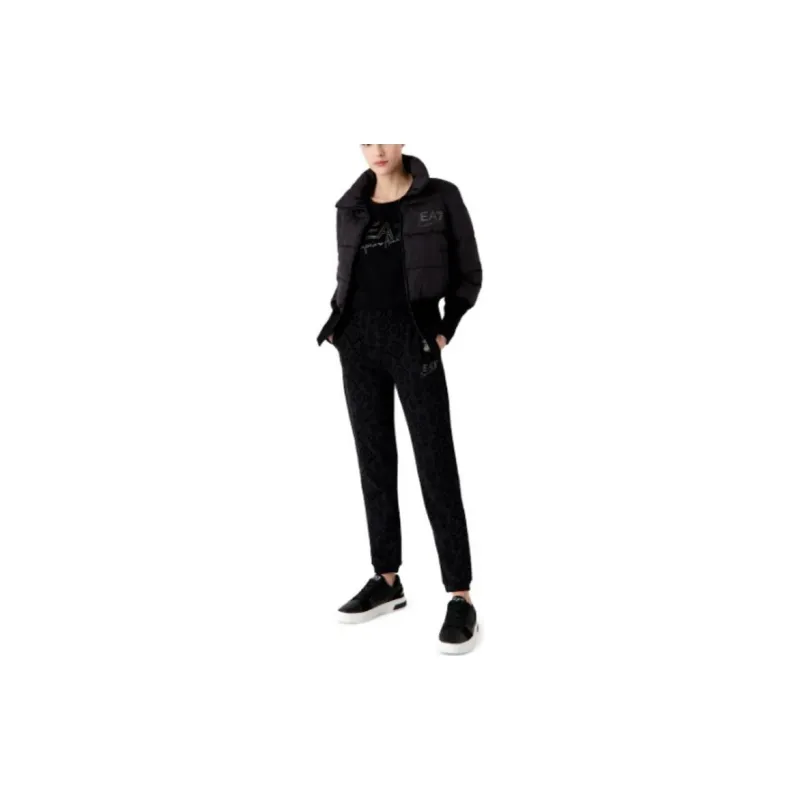 EMPORIO ARMANI EA7 Puffer Jacket Women's Black-2