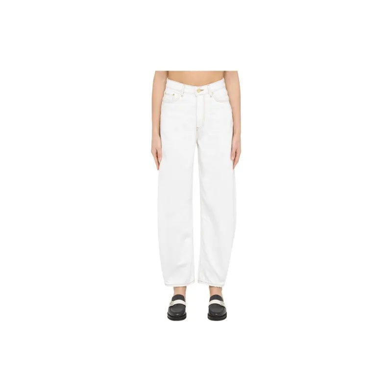 GANNI Jeans Women's White-1