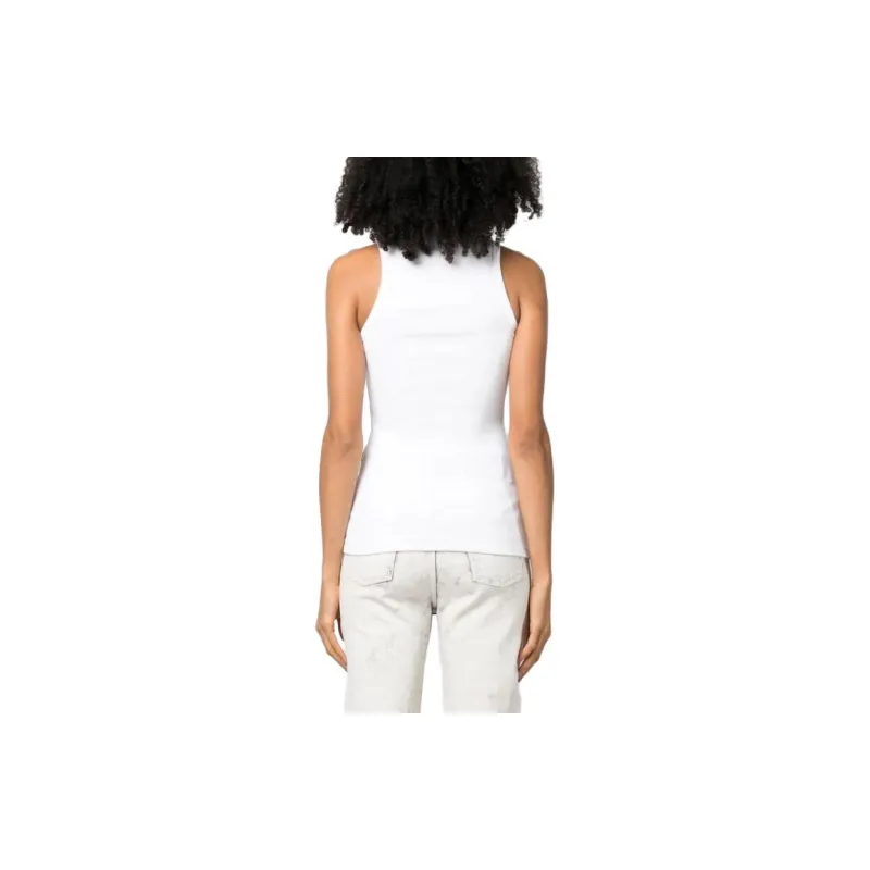 MSGM Cut out Fine ribbed Tank Top-2