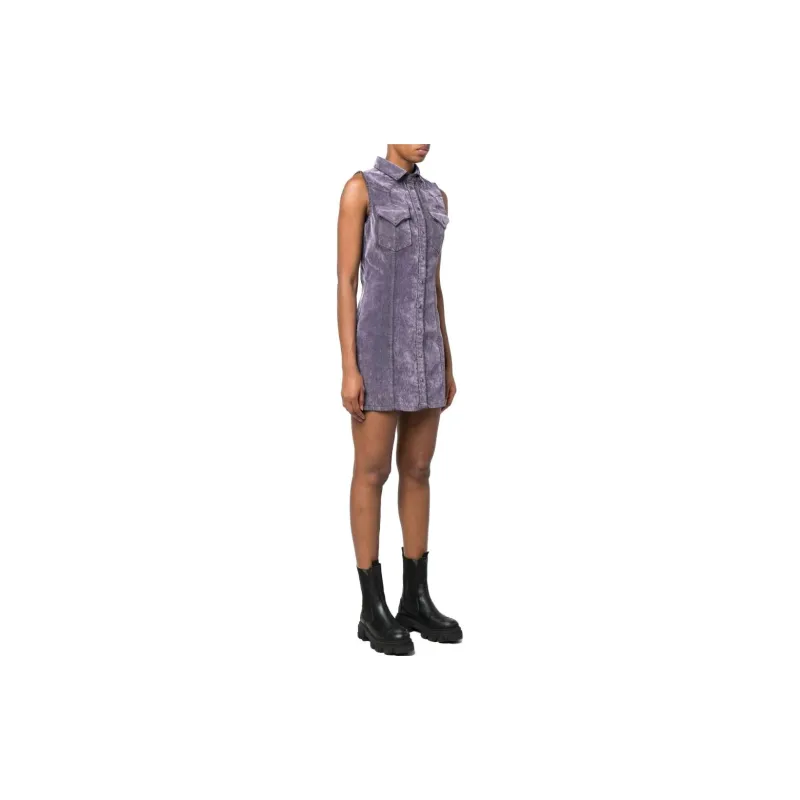 DIESEL Sleeveless Dress Women's Purple-3