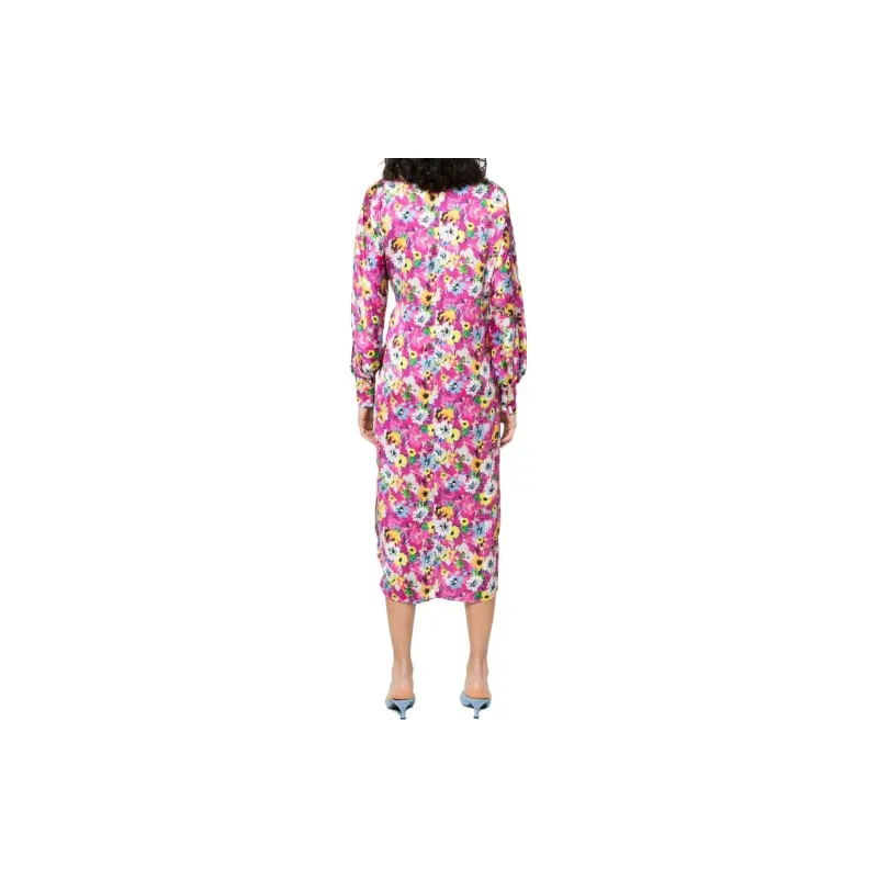 MSGM Long-Sleeved Dresses Women's Multicolor-2