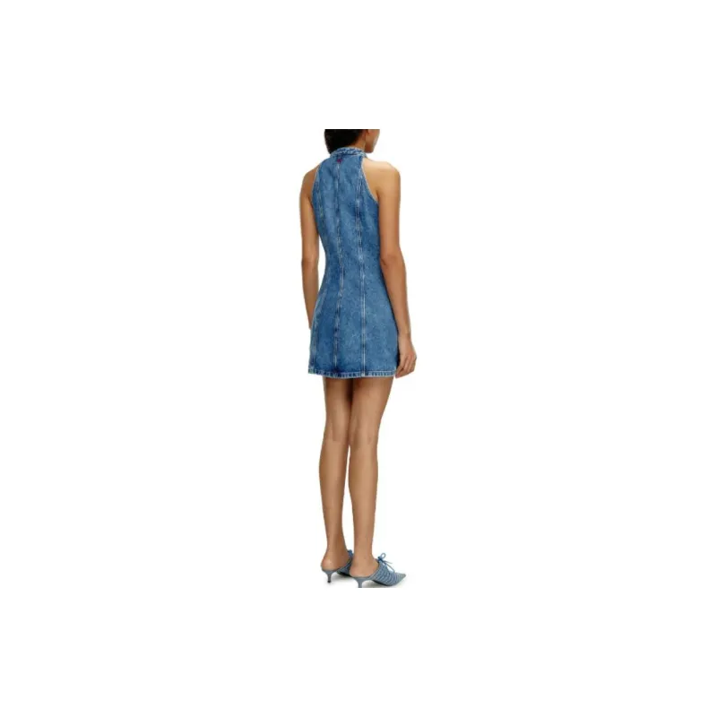 DIESEL Sleeveless Dress Women's Light Blue-1