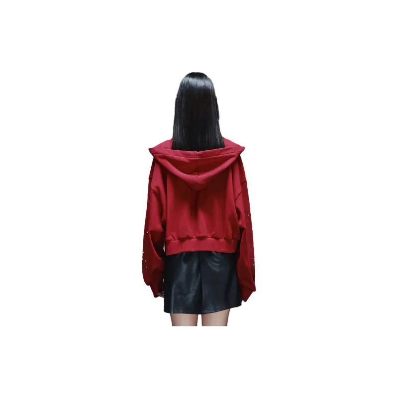 PHORM Cropped Coats Women's Spinel Ruby-1