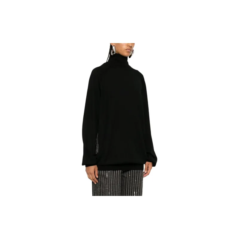 MOSCHINO Logo Charm Open Back Jumper-3