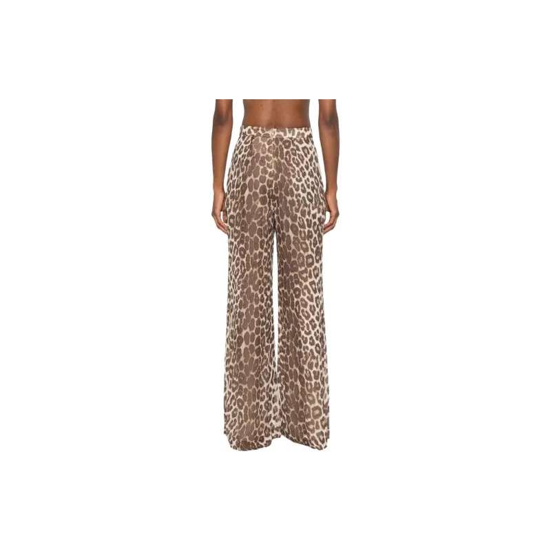 Zimmermann Leopard Printed Flared Trousers-2