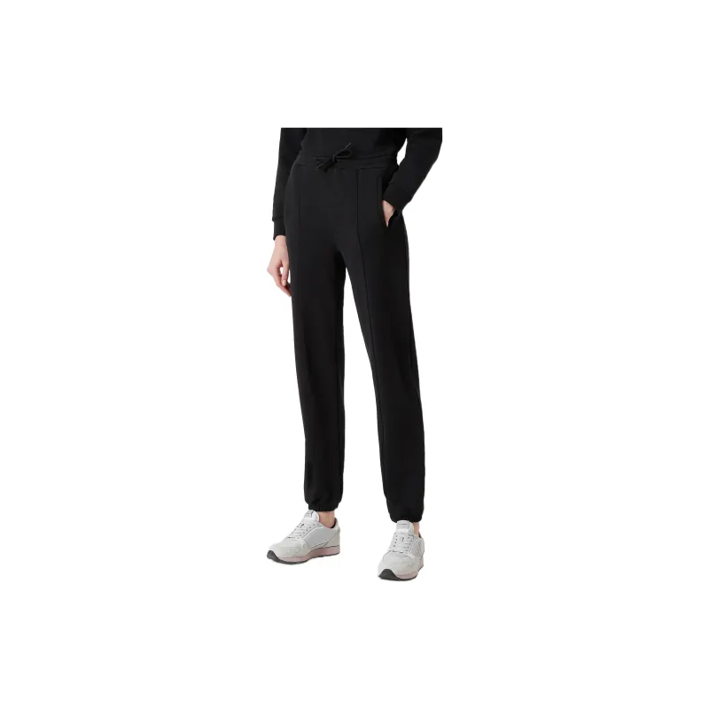 EMPORIO ARMANI Knitted Sweatpants Women's Black-3