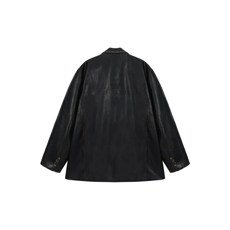 BJHG Jackets Coats Unisex Vintage Black-1