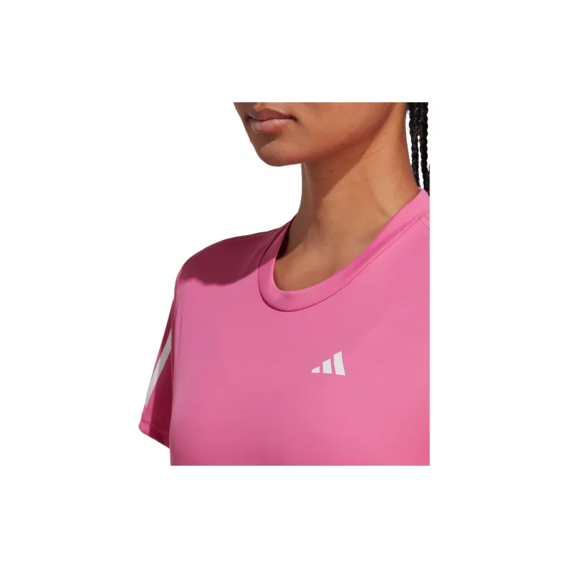 Adidas T Shirts Women's Old Fuchsia-4