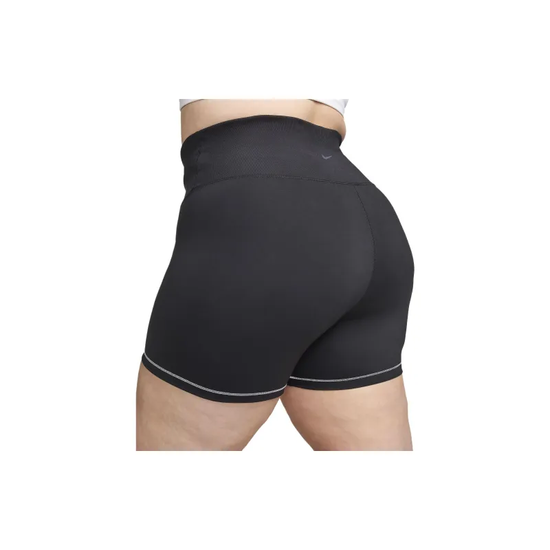 Nike One Rib Women's High-Waisted 5' Biker Shorts Plus Size-3