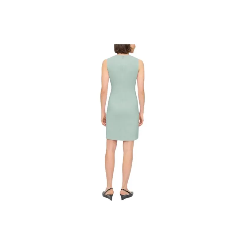 THEORY Sleeveless Dress Women's Turquoise-2