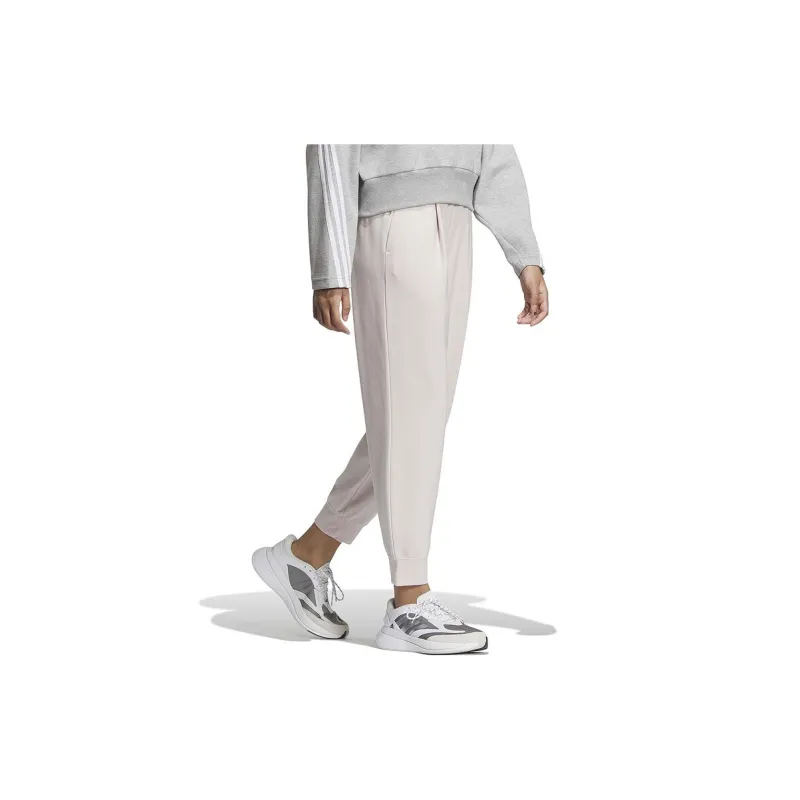 Adidas Knitted Sports Pants Women's Light Pink-3