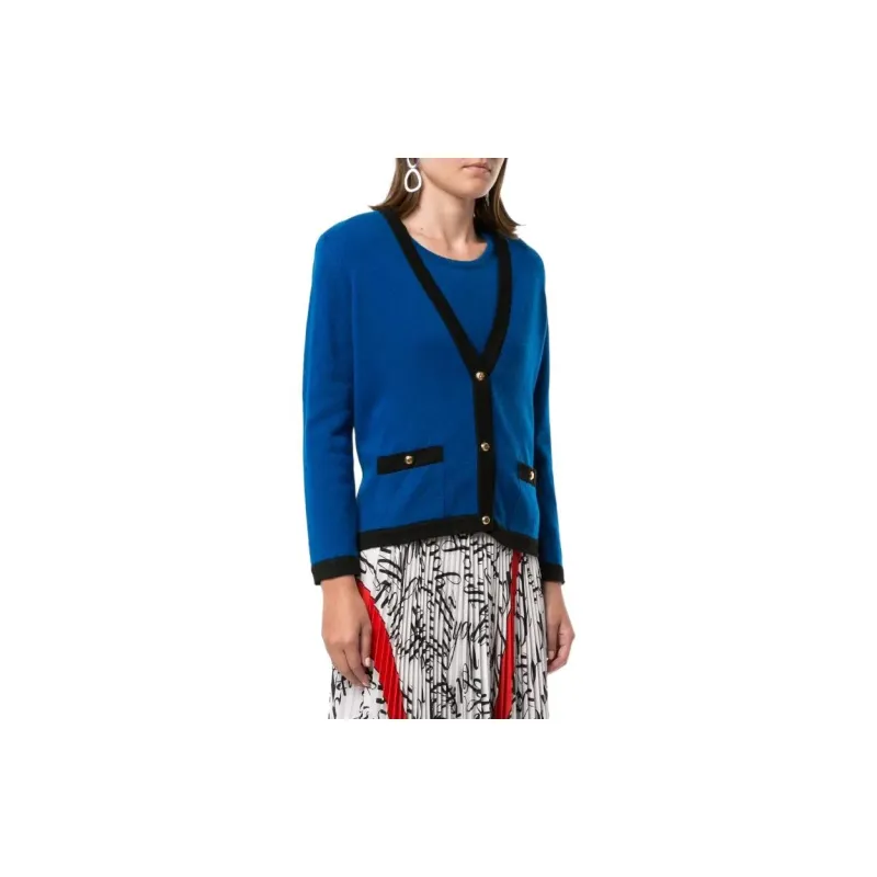 CHANEL SS22 Sweater Women's Blue-2