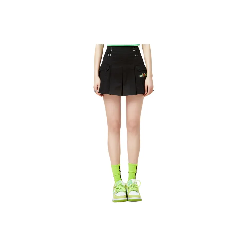 LALABOBO Casual Short Skirts Women's Black-6