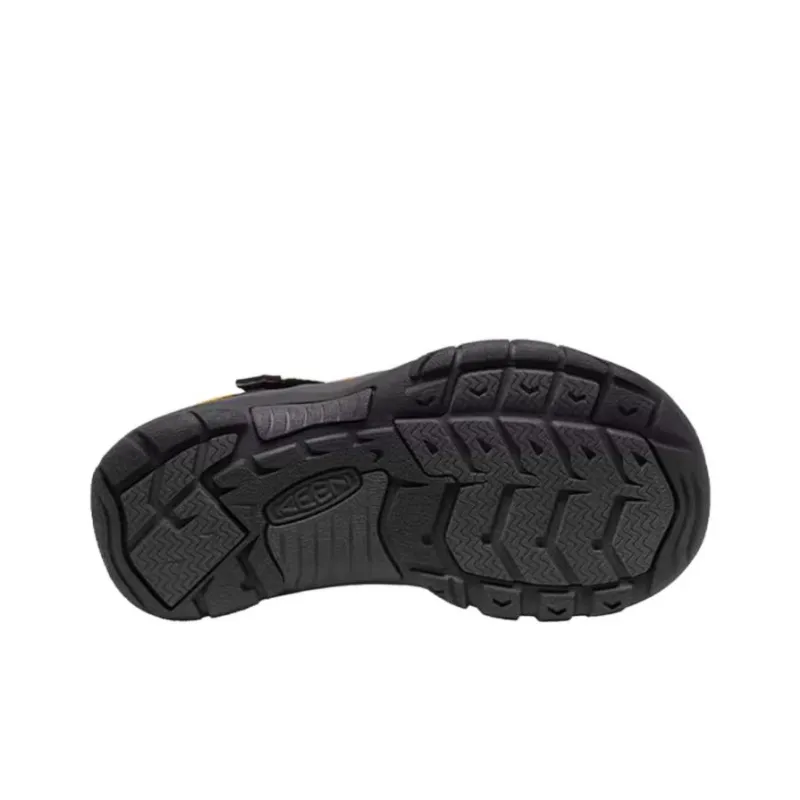 ATMOS x KEEN Newport H2 Anti-Slip Wear-Resistant Children's Sandals Yellow Orange Black Teenagers-4
