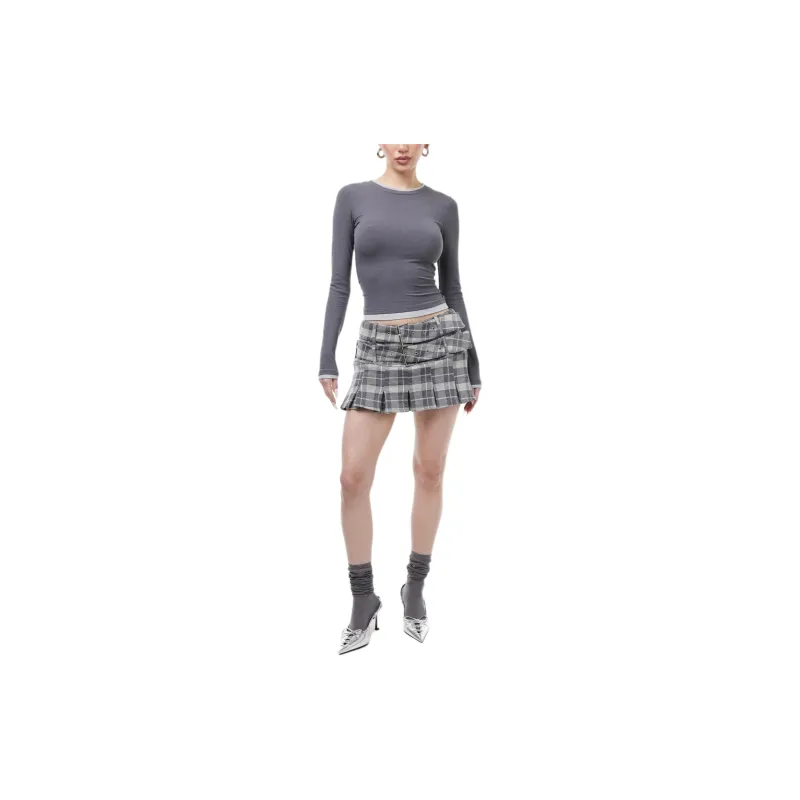 THE KRIPT HARRIET SKORT Casual Short Skirts Women's Gray-1