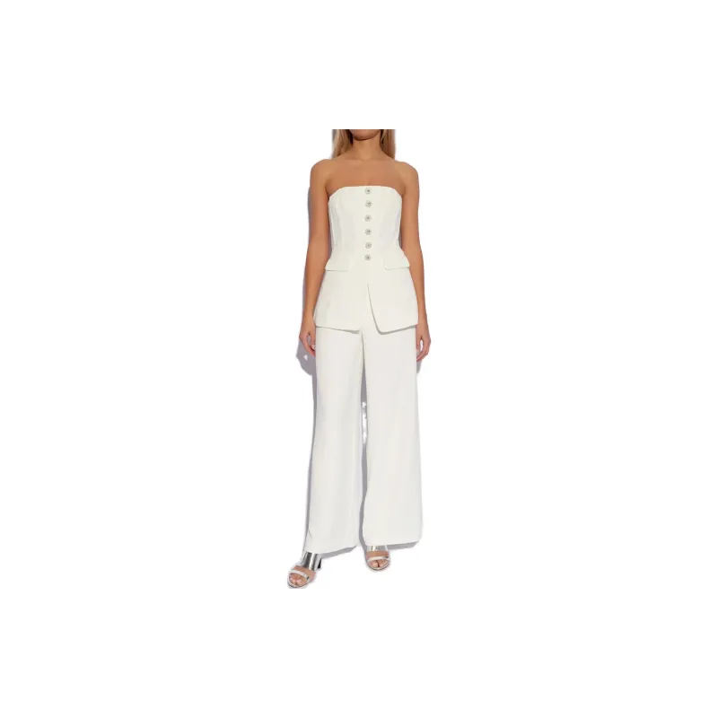 Self-portrait Jumpsuit Women's White-3