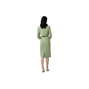 BBLLUUEE Skirt Set Women's Avocado Green