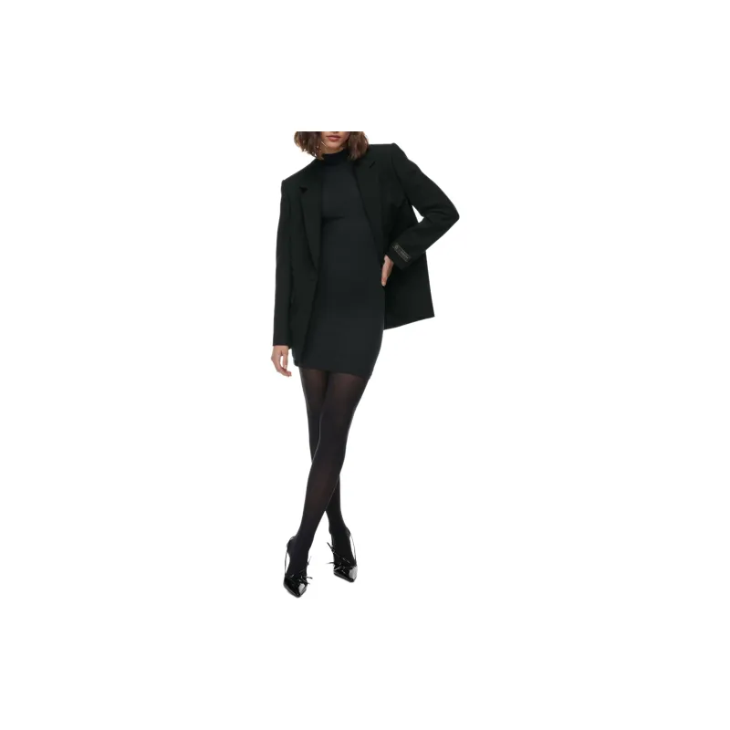 ARITZIA Contour Contour Mockneck Mini Dress Sleeveless Dress Women's Black-2