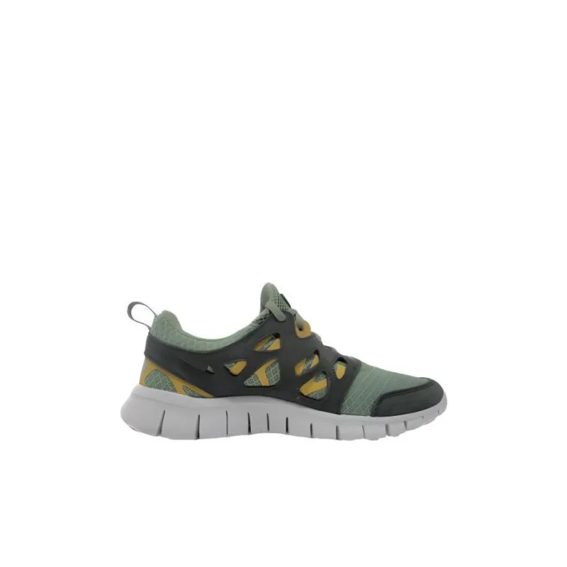 Nike Free Run 2 GS 'Oil Green Wheat Gold'-1