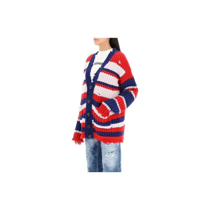 DSQUARED 2 Cashmere Sweater Women's Marine Blue-3
